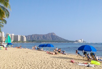 Waikiki Beach - Diamond Head